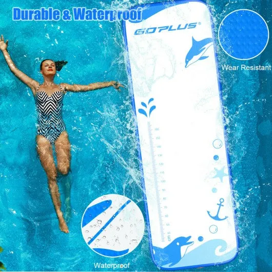 10 ft Inflatable Gymnastic Tumbling Mat with Electric Pump-Blue