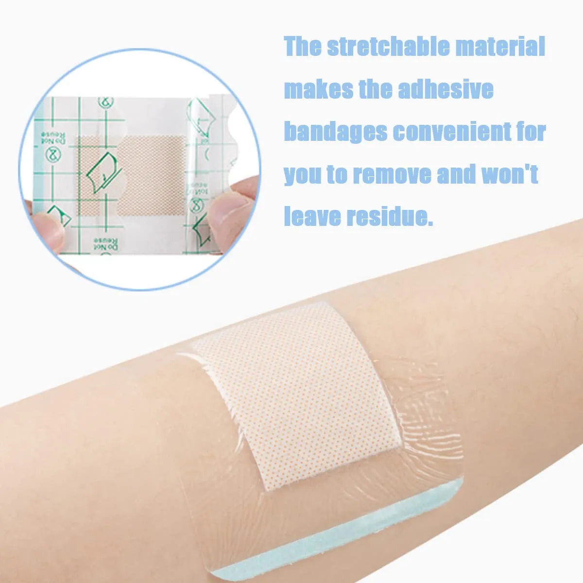 10 Pcs Blister Plasters Bandages Blister Pads, Moleskin for Feet Invisible Waterproof Adhesive Blister Prevention Patches for Heel Foot Toe Chafing Blister Prevention