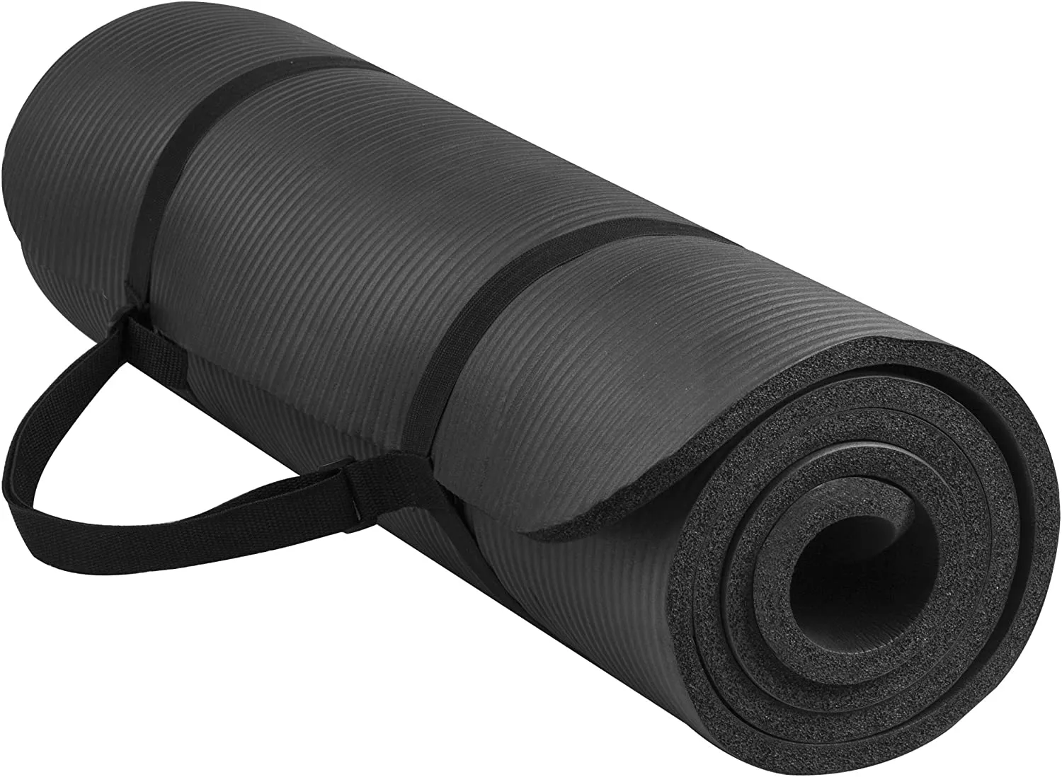 1/2-Inch Extra Thick High Density Anti-Tear Exercise Yoga Mat with Carrying Strap