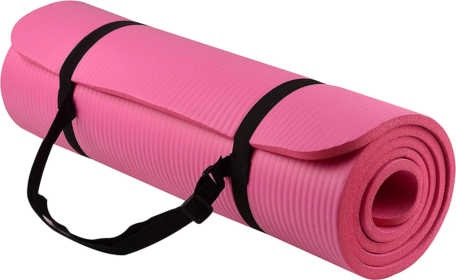 1/2-Inch Extra Thick High Density Anti-Tear Exercise Yoga Mat with Carrying Strap