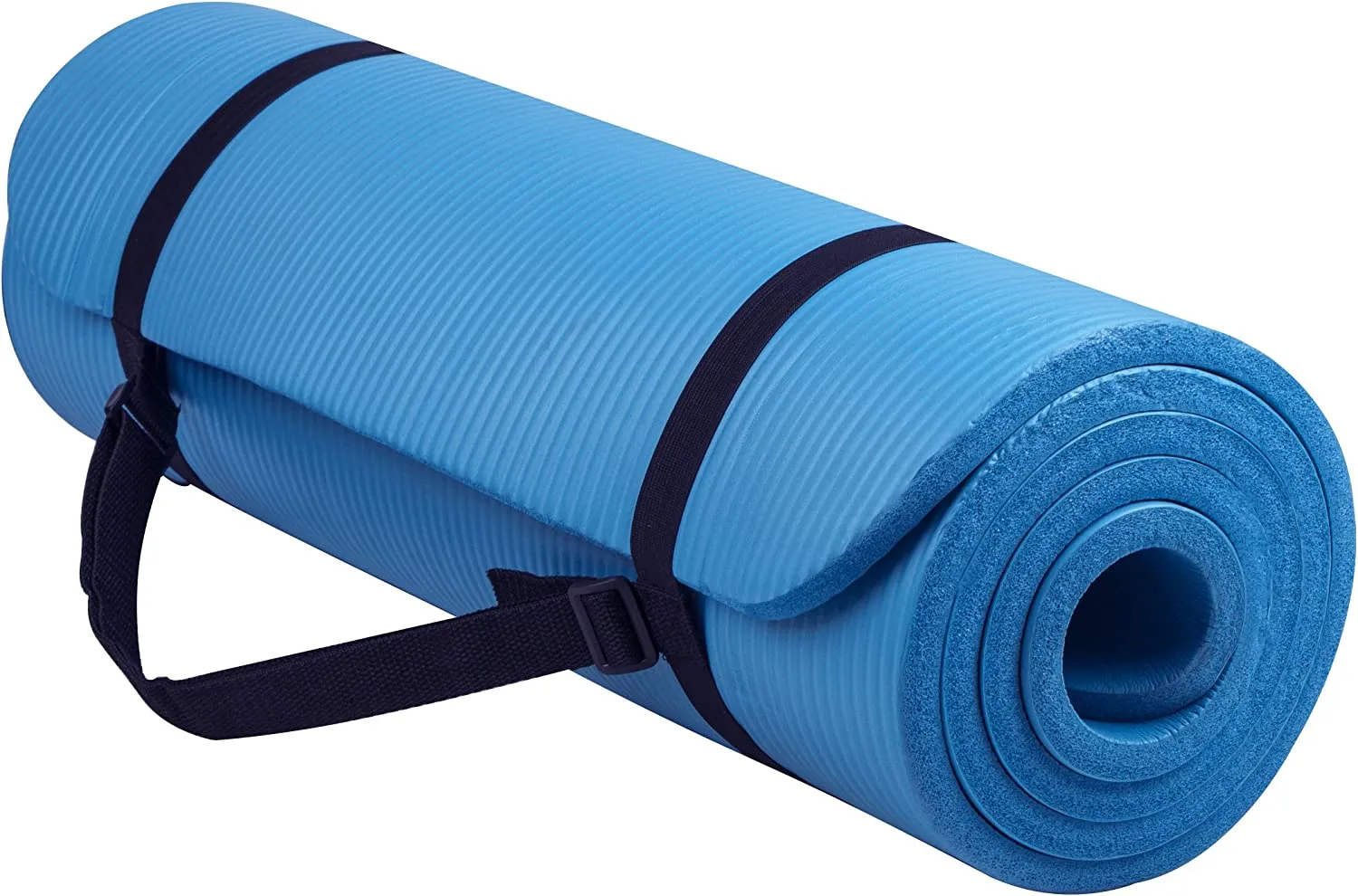 1/2-Inch Extra Thick High Density Anti-Tear Exercise Yoga Mat with Carrying Strap