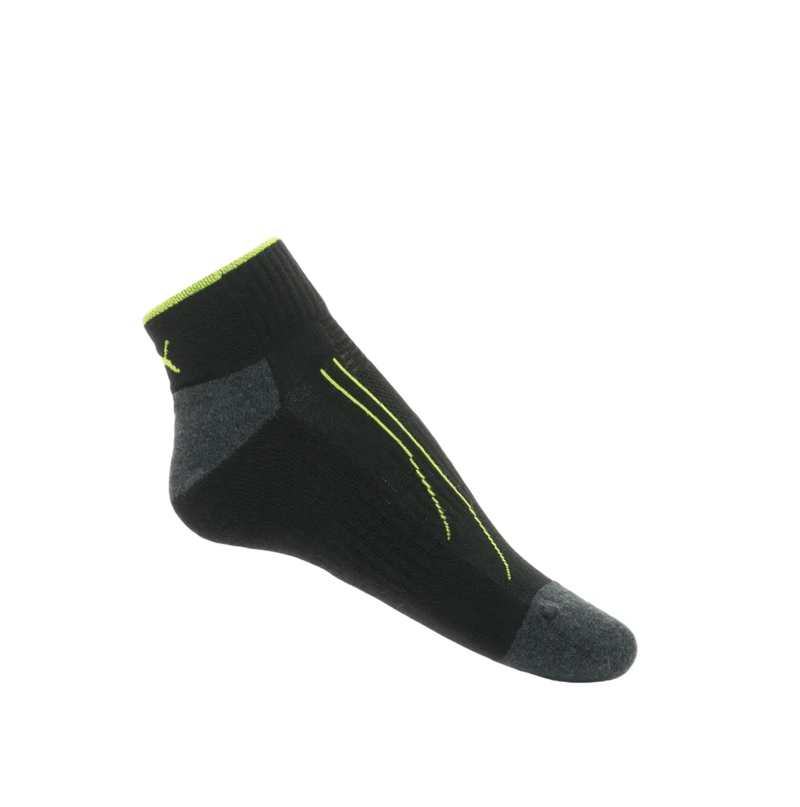 20 X Unisex Puma Performance Training Quarter Crew Black Socks