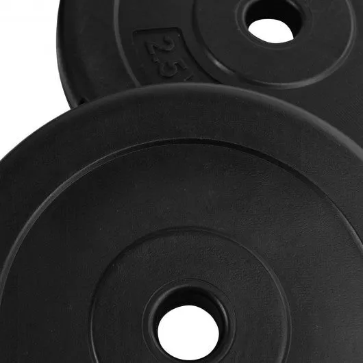 220 lbs Adjustable Cap Weight Dumbbell Set