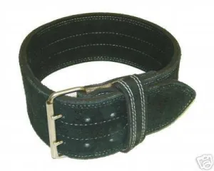 Ader Leather Power Lifting Weight Belt- 4" Black