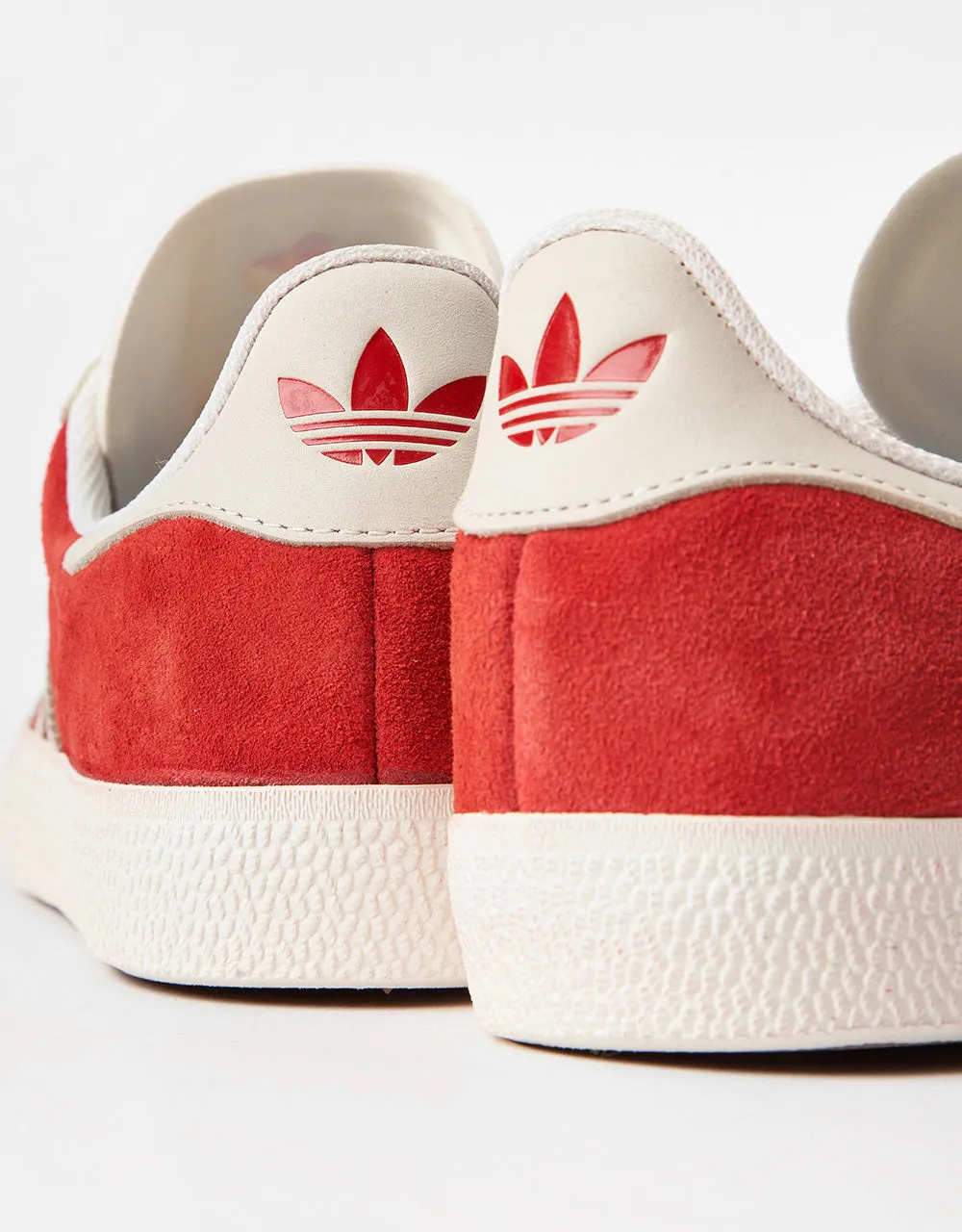 adidas Gazelle ADV Skate Shoes - Better Scarlet/Chalk White/Gold Metallic