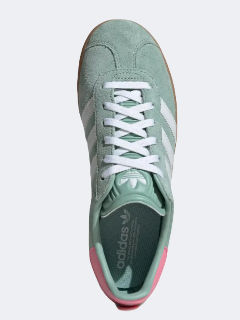 Adidas Gazelle Girls Original Shoes Green/White/Pink