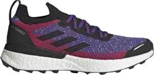 Adidas Terrex Two Ultra Primeblue 'Scarlet Hazy Sky' Sneakers, Purple