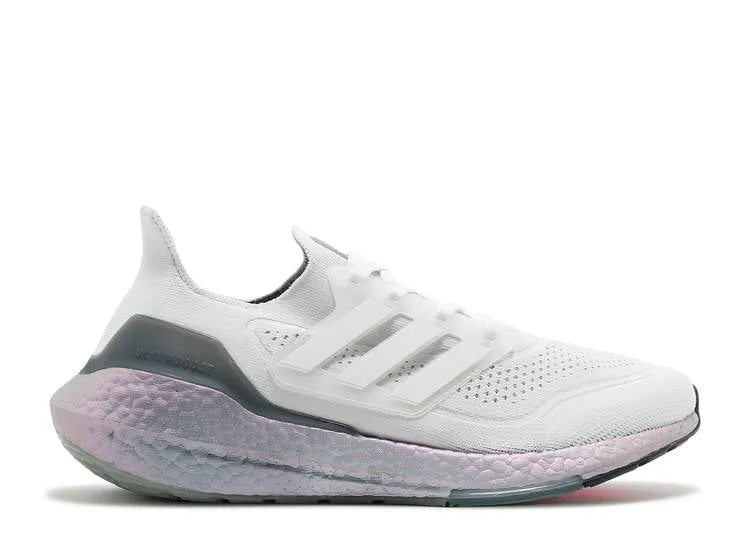 Adidas ULTRABOOST 21 'CRYSTAL WHITE HAZY GREEN' sneakers, white