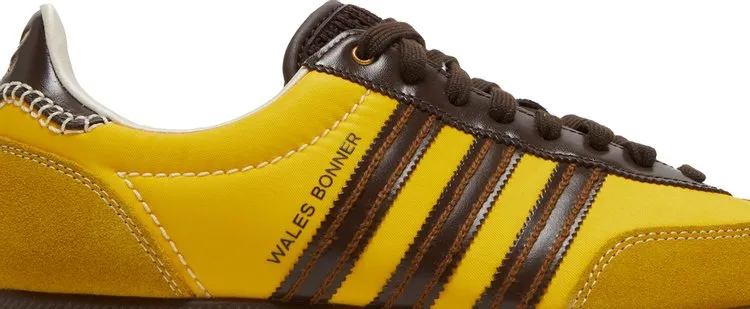 Adidas Wales Bonner x Japan 'Hazy Yellow Dark Brown' Sneakers, yellow