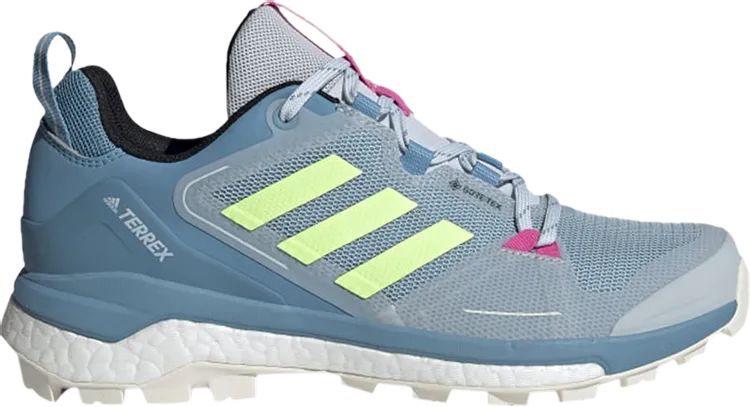 Adidas Wmns Terrex Skychaser 2.0 GTX 'Hazy Blue Hi-Res Yellow', blue