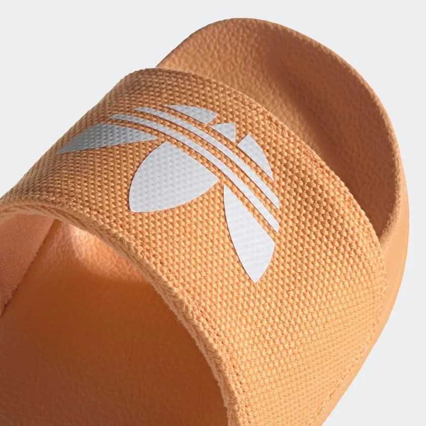 Adidas Women's Adilette Lite Slides - Hazy Orange / Cloud White