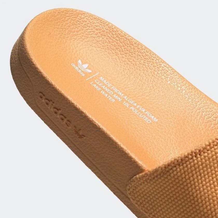 Adidas Women's Adilette Lite Slides - Hazy Orange / Cloud White