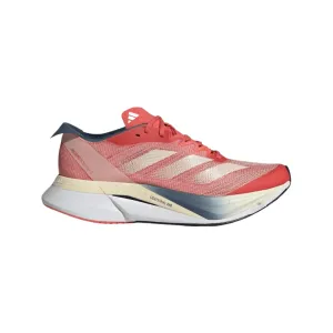 Adidas - Women's Adizero Boston 12 Boston Marathon W -  Preloved Scarlet / Wonder White / Preloved Ink