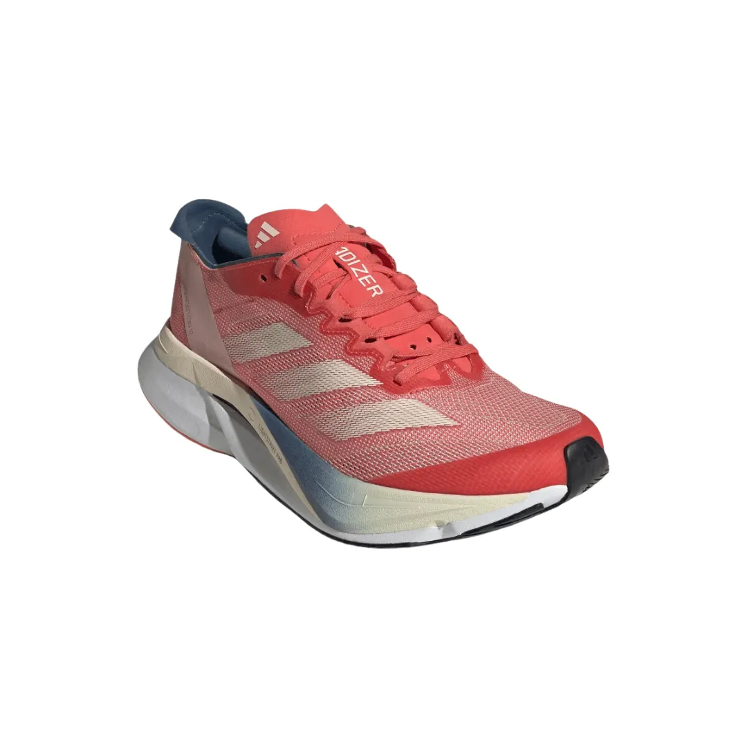 Adidas - Women's Adizero Boston 12 Boston Marathon W -  Preloved Scarlet / Wonder White / Preloved Ink