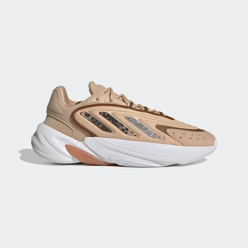 Adidas Women's Ozelia Shoes - Magic Beige / Wild Brown / Gold Metallic