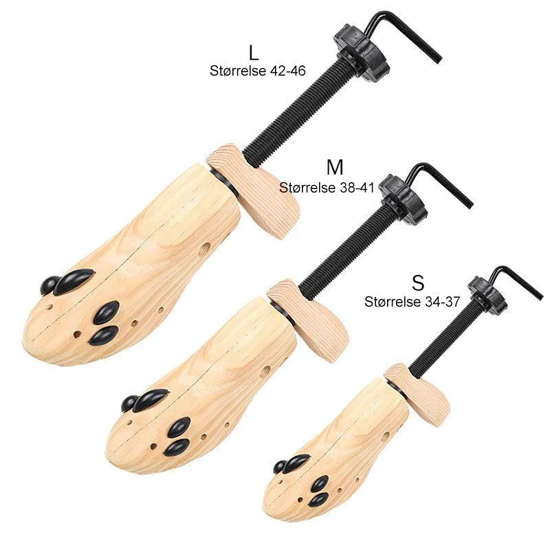 Adjustable wooden shoe stretcher - perfect for comfort