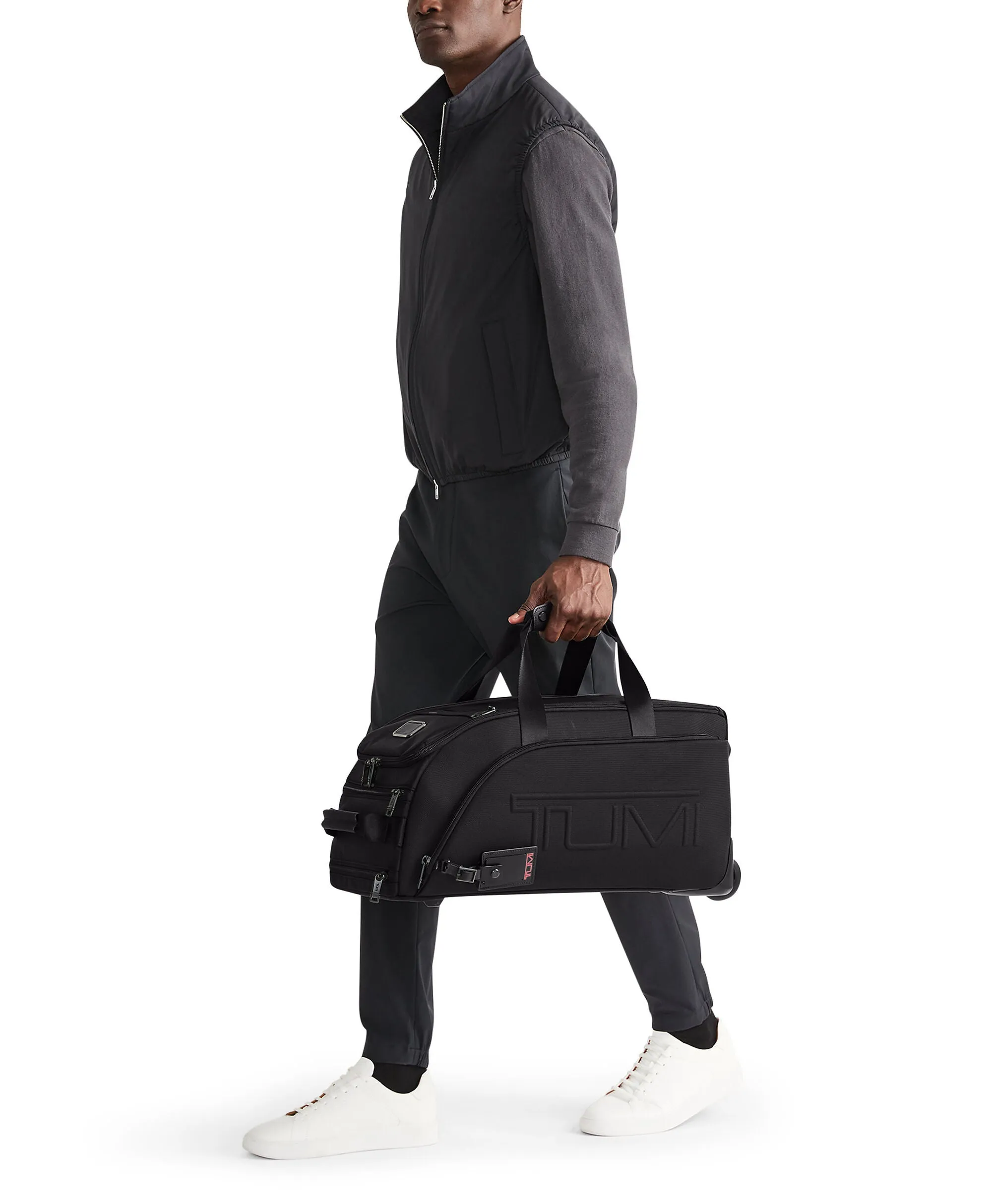 ALPHA BRAVO Golf 2 Wheeled Duffel - Black