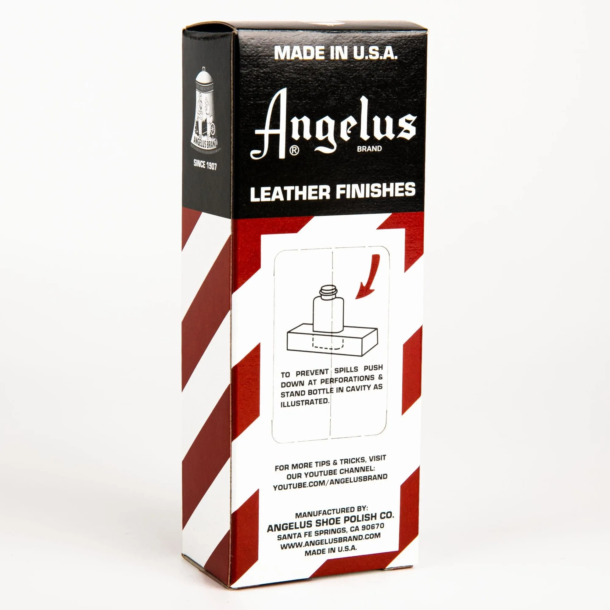 Angelus Leather Dye Red #064 3Oz/88.72Ml