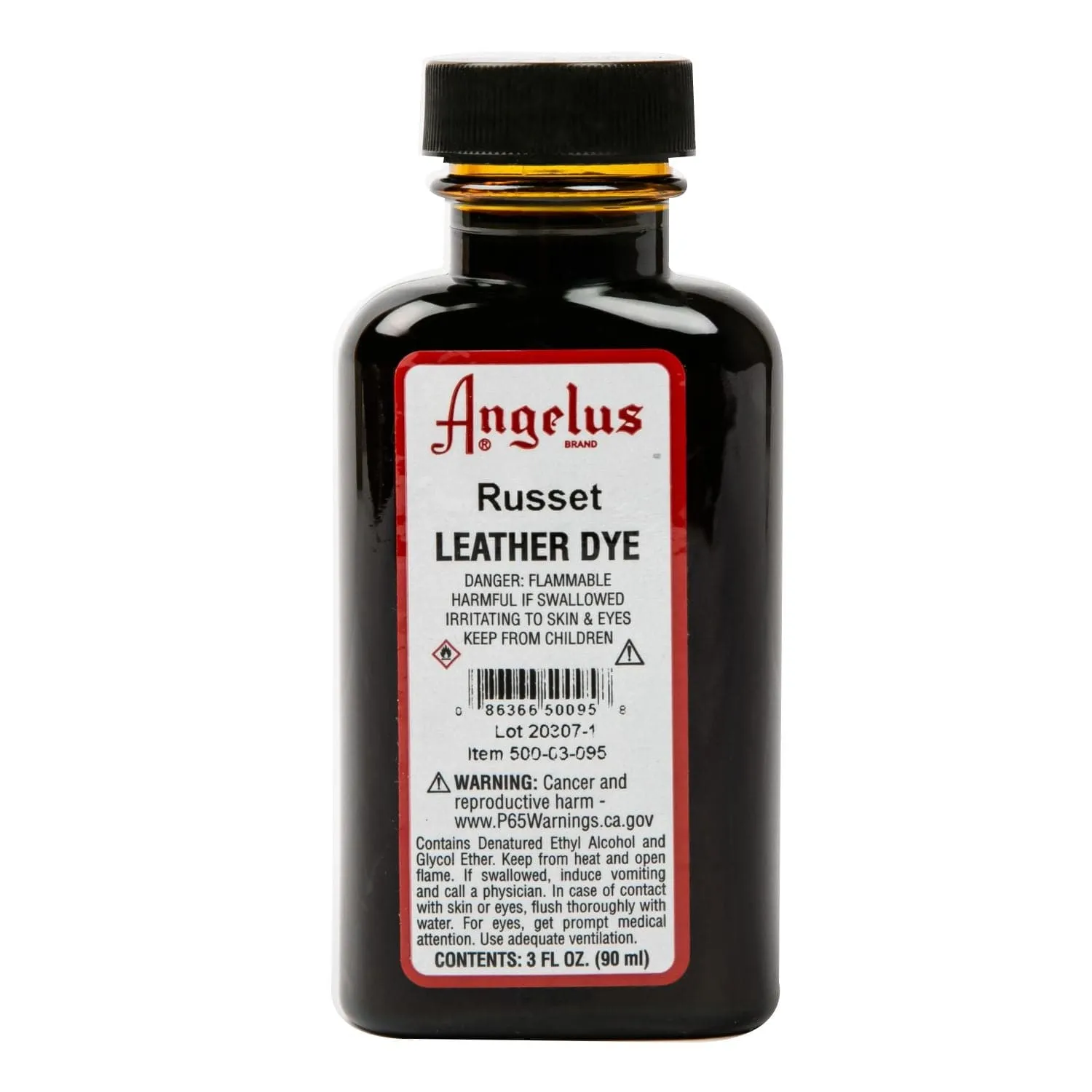 Angelus Leather Dye Russett #095 3Oz/88.72Ml