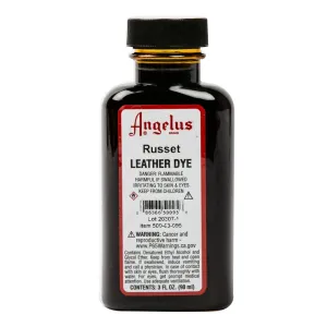 Angelus Leather Dye Russett #095 3Oz/88.72Ml