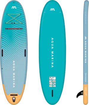 Aqua Marina BT-23DHP Dhyana 10'8" Inflatable Stand Up Paddle Board Fitness Series New