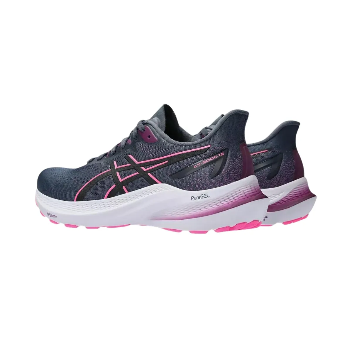 Asics GT-2000 12 Grey Pink SS24 Women's Shoes