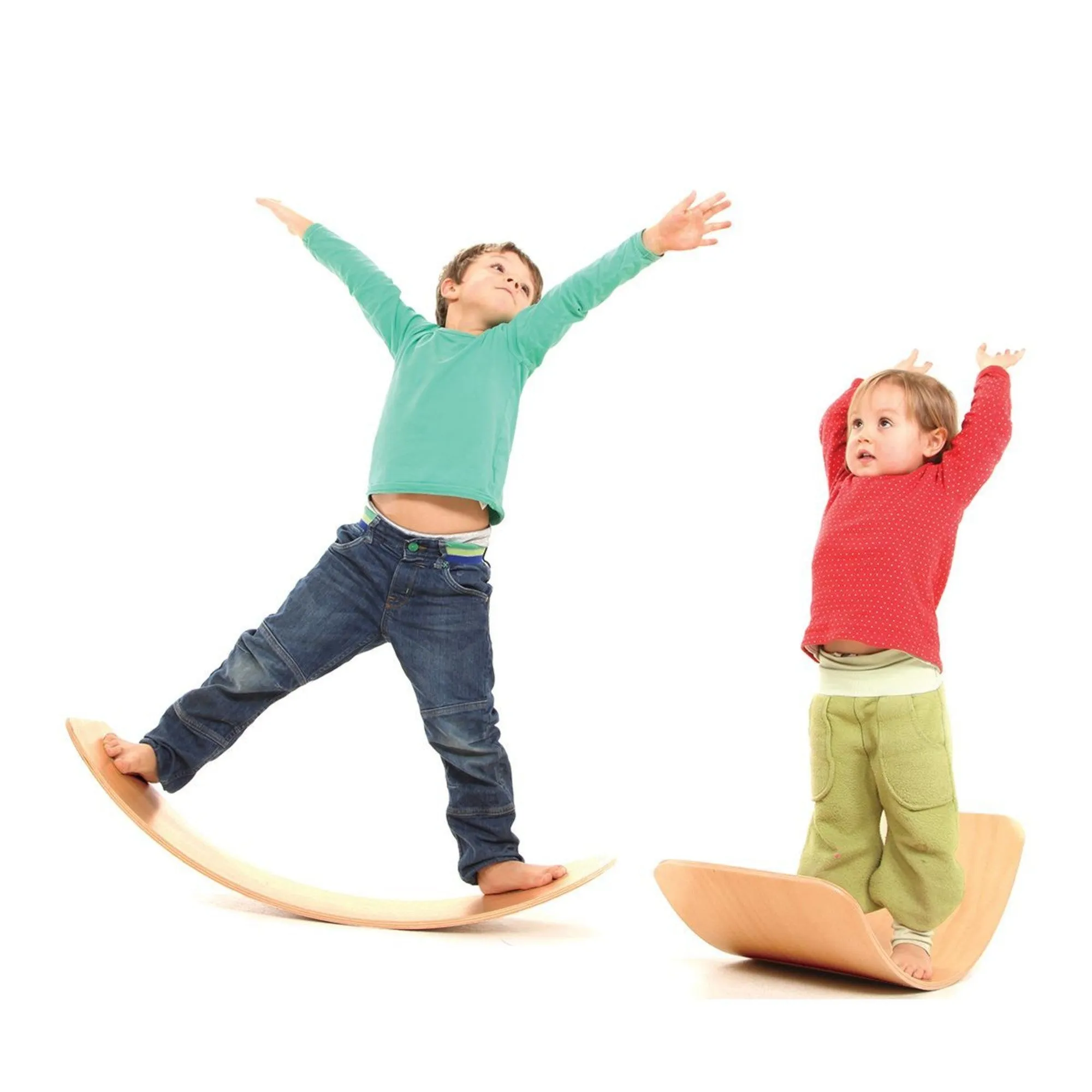 Balance Board for Kids play, Yoga, Pilates, strength training kids and adult sizes natural handmade European Beech wood