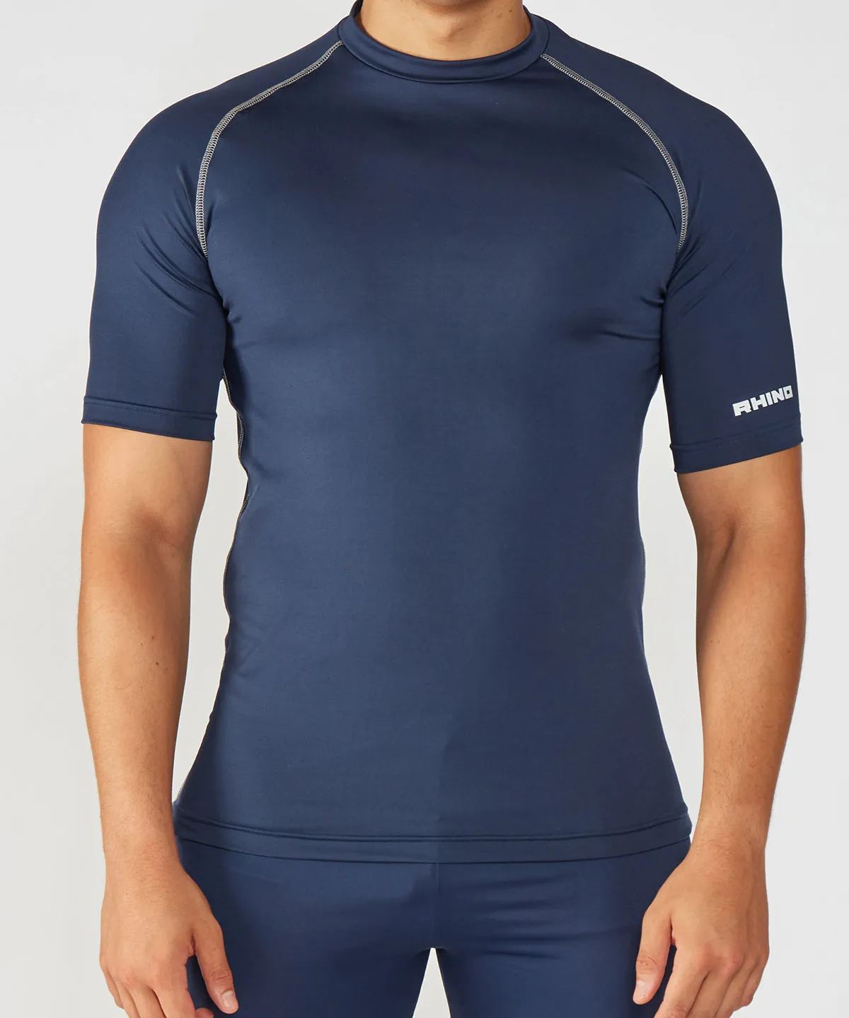 Black Heather - Rhino baselayer short sleeve