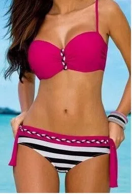 BOKONI Hot Sexy Push Up bikini Sets swimwear women's swimsuit  brazilian bikinis plus size Biqiuni mulher maillot de bain XXXL