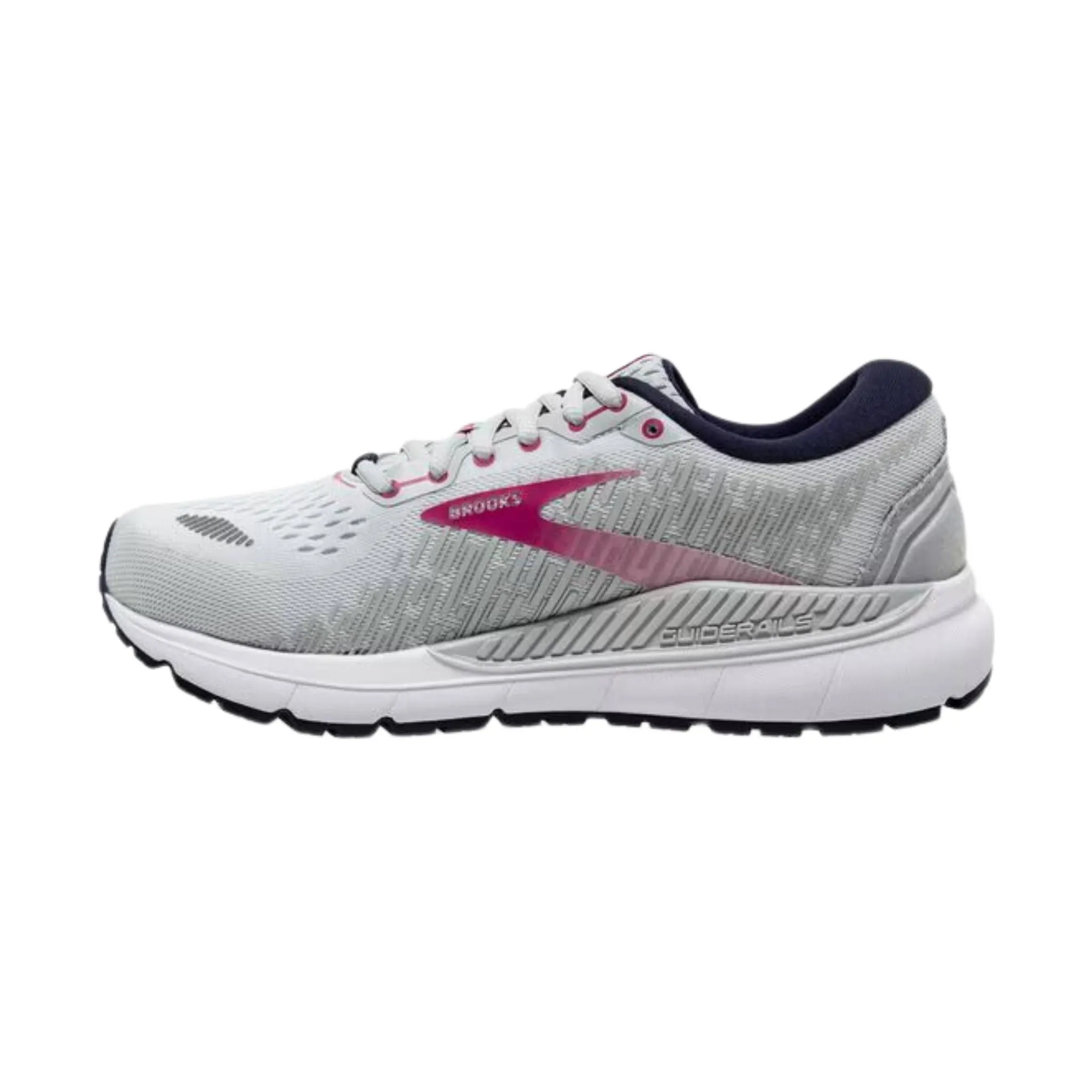 Brooks Women's Addiction GTS 15 Road Running Shoes - Oyster/Peacoat/Lilac Rose