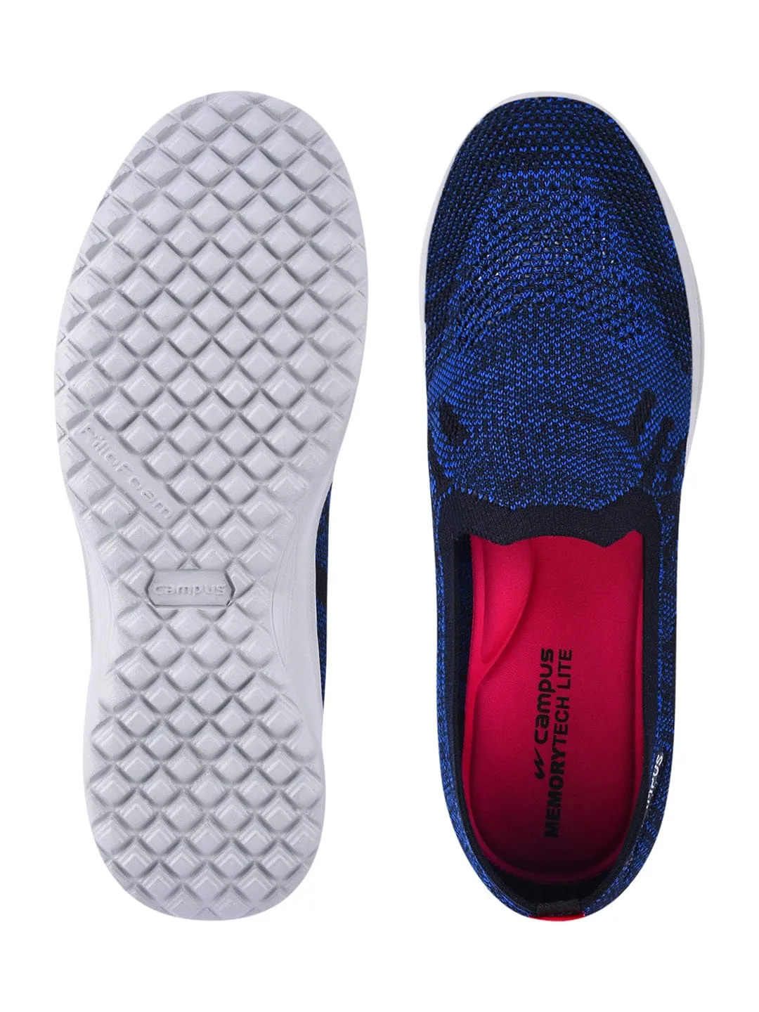 CAMP-KITE Navy Women's Slip-ons