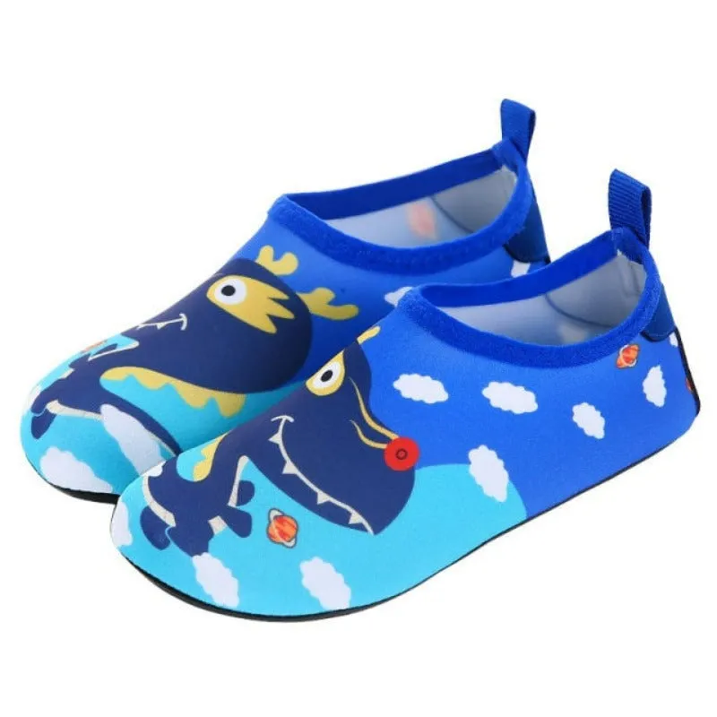 Children's Aqua Socks Water Beach Shoes - Quick-Drying, Non-Slip, Lightweight