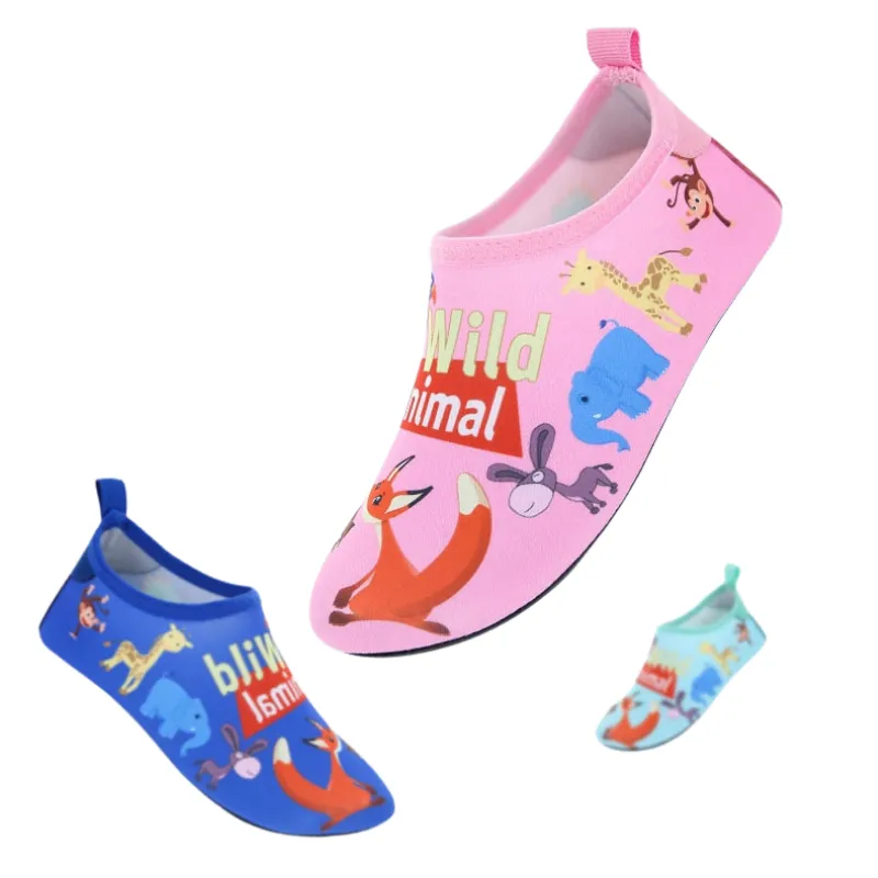 Children's Aqua Socks Water Beach Shoes - Quick-Drying, Non-Slip, Lightweight