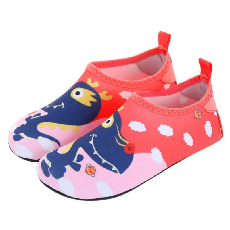 Children's Aqua Socks Water Beach Shoes - Quick-Drying, Non-Slip, Lightweight