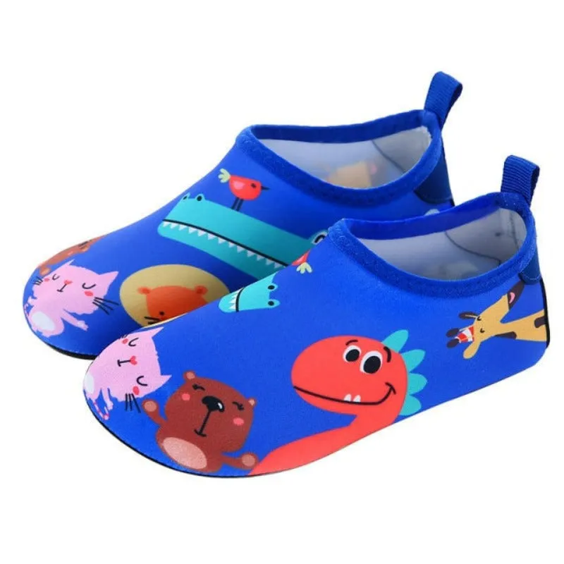 Children's Aqua Socks Water Beach Shoes - Quick-Drying, Non-Slip, Lightweight