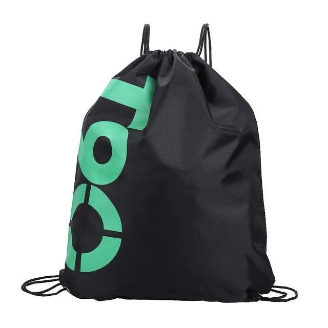 Colorful Portable Sports Bag Waterproof Swimming Bag Backpacks Double Layer Drawstring Sport Travel Shoulder Bags