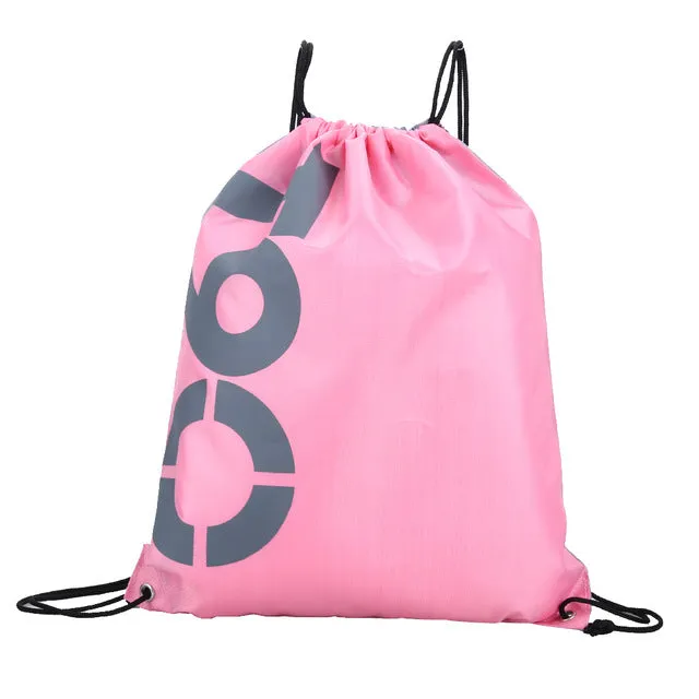 Colorful Portable Sports Bag Waterproof Swimming Bag Backpacks Double Layer Drawstring Sport Travel Shoulder Bags