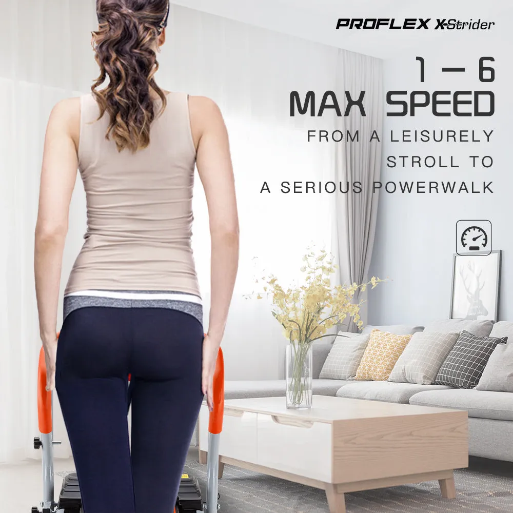 Compact Electric Treadmill, 6 Speed Levels, LED Display - PROFLEX