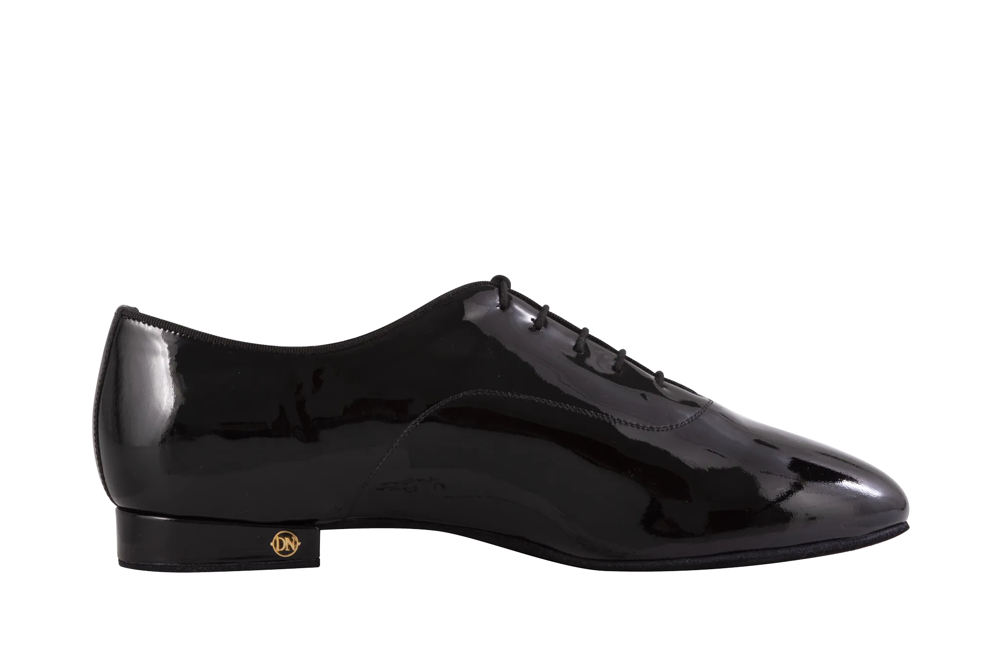 Dance Naturals 117 Lido Men's Ballroom Dance Shoe Available in Black Patent or Black Fabric