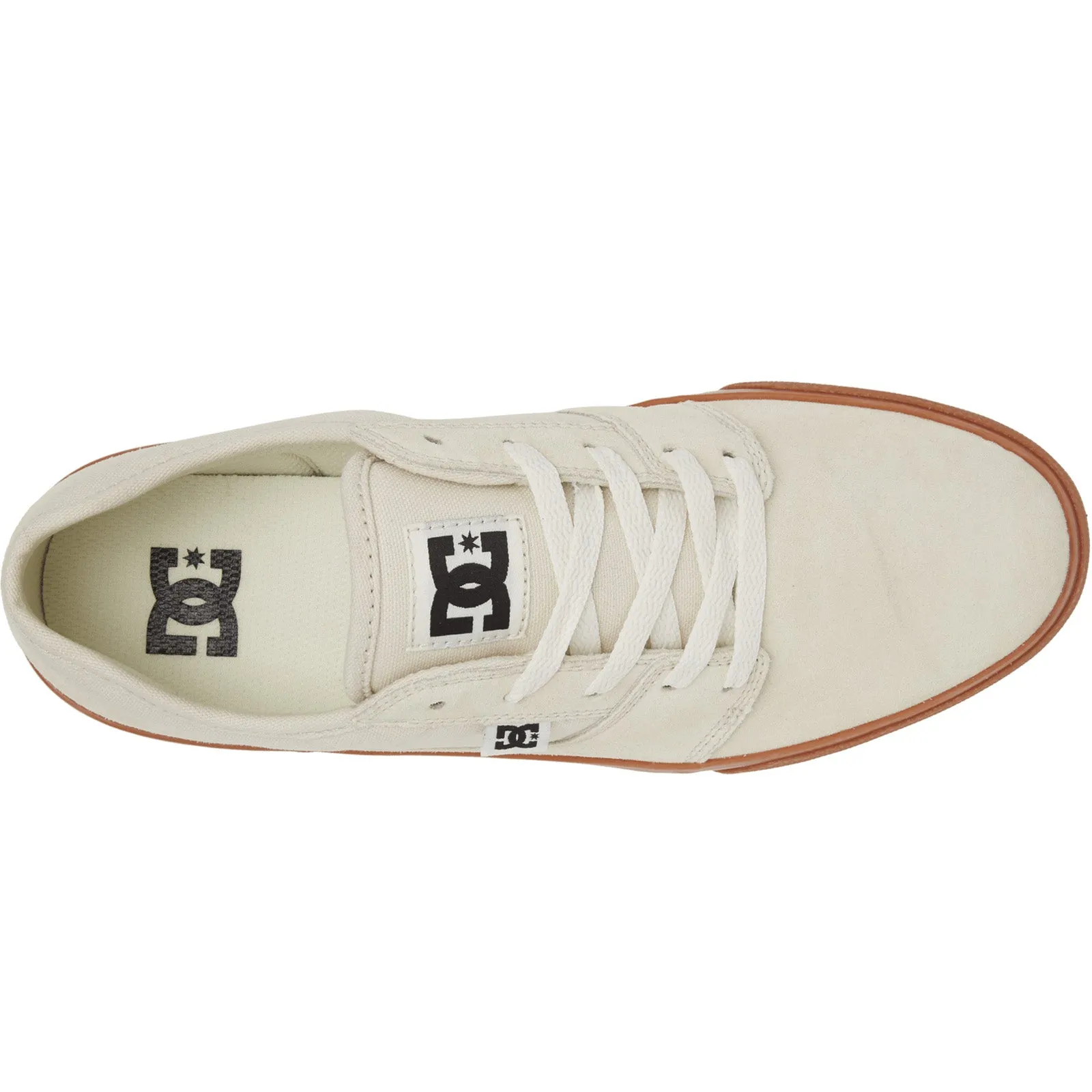 DC Shoes Mens Tonik Trainers - White/Gum