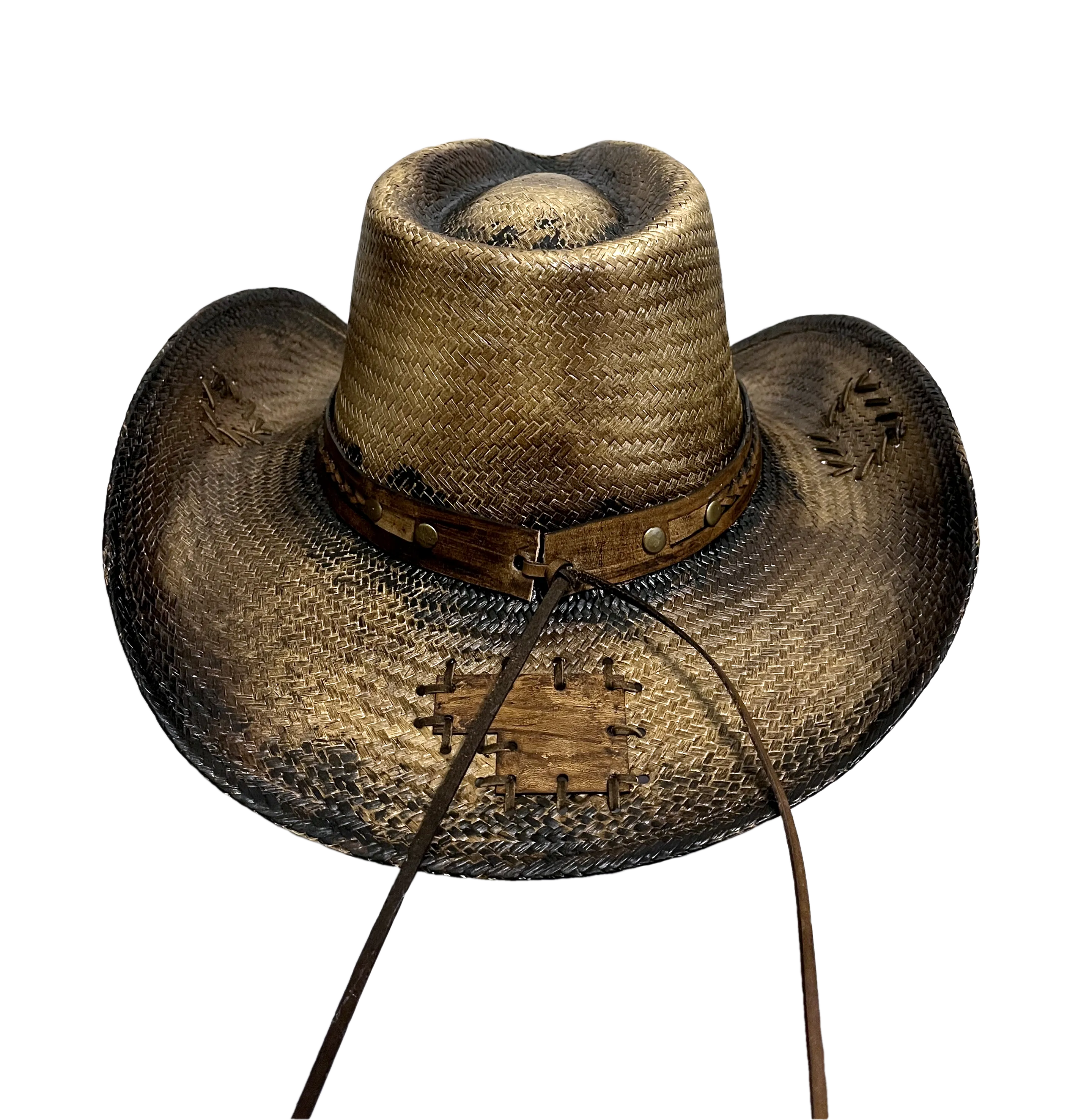 DRIFTER Brown Straw Cowboy Hat by Austin