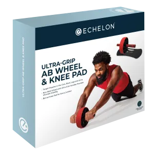 Echelon Ultra-Grip Ab Wheel & Knee Pad