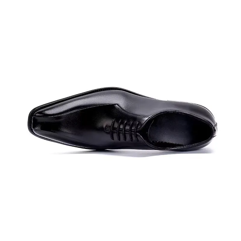 EleganLux Genuine Leather Oxford Dress Shoes