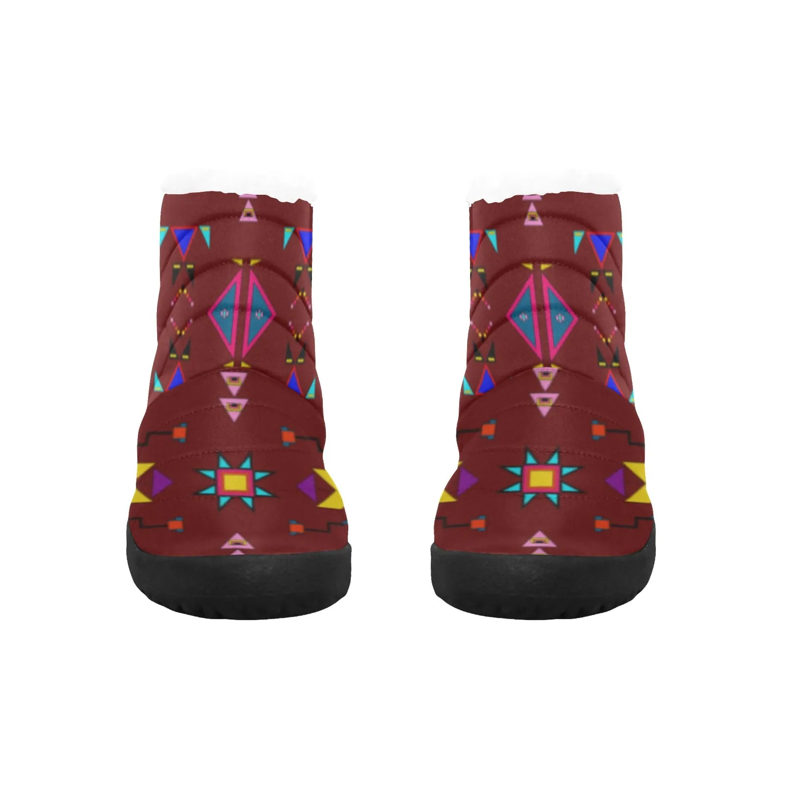 Enemy Territory Dark Maroon Women's Padded Winter Boot