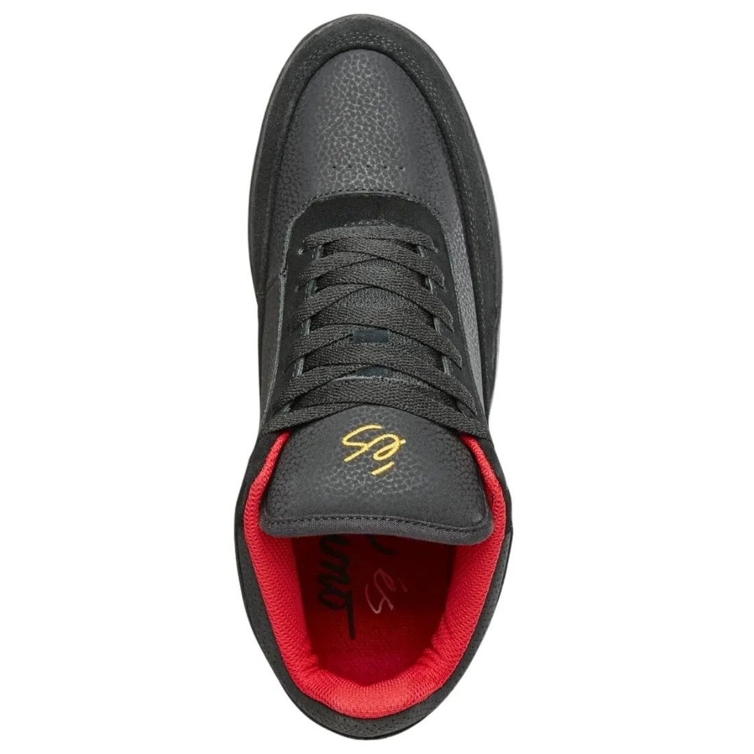 eS Stylus Mid X Wade Desarmo Skate Shoes - Black/Red