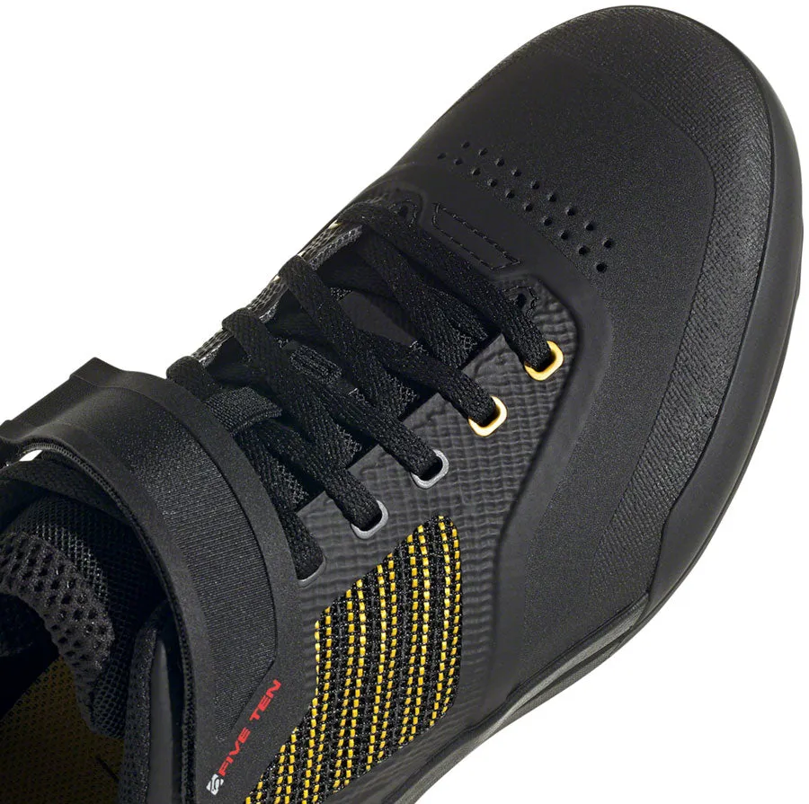 Five Ten Hellcat Pro Clipless Shoe - Men's, Core Black / Hazy Yellow / Red