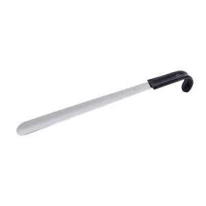 FootFitter Medium Stainless Steel & Leather Shoe Horn, 16"