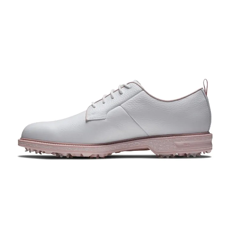 FOOTJOY Pastels Lace Men's Spikeless Shoes (White/White/Pink)