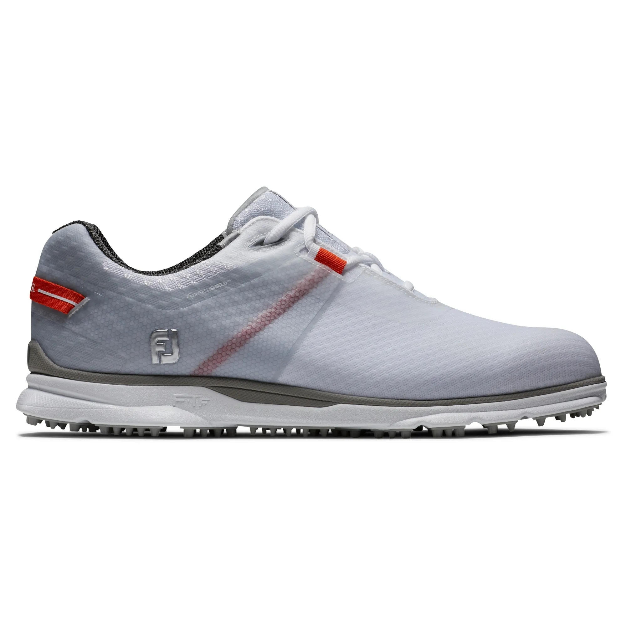 FootJoy Pro|SL Sport Golf Shoes 53853 White/Orange (Previous Season Style)