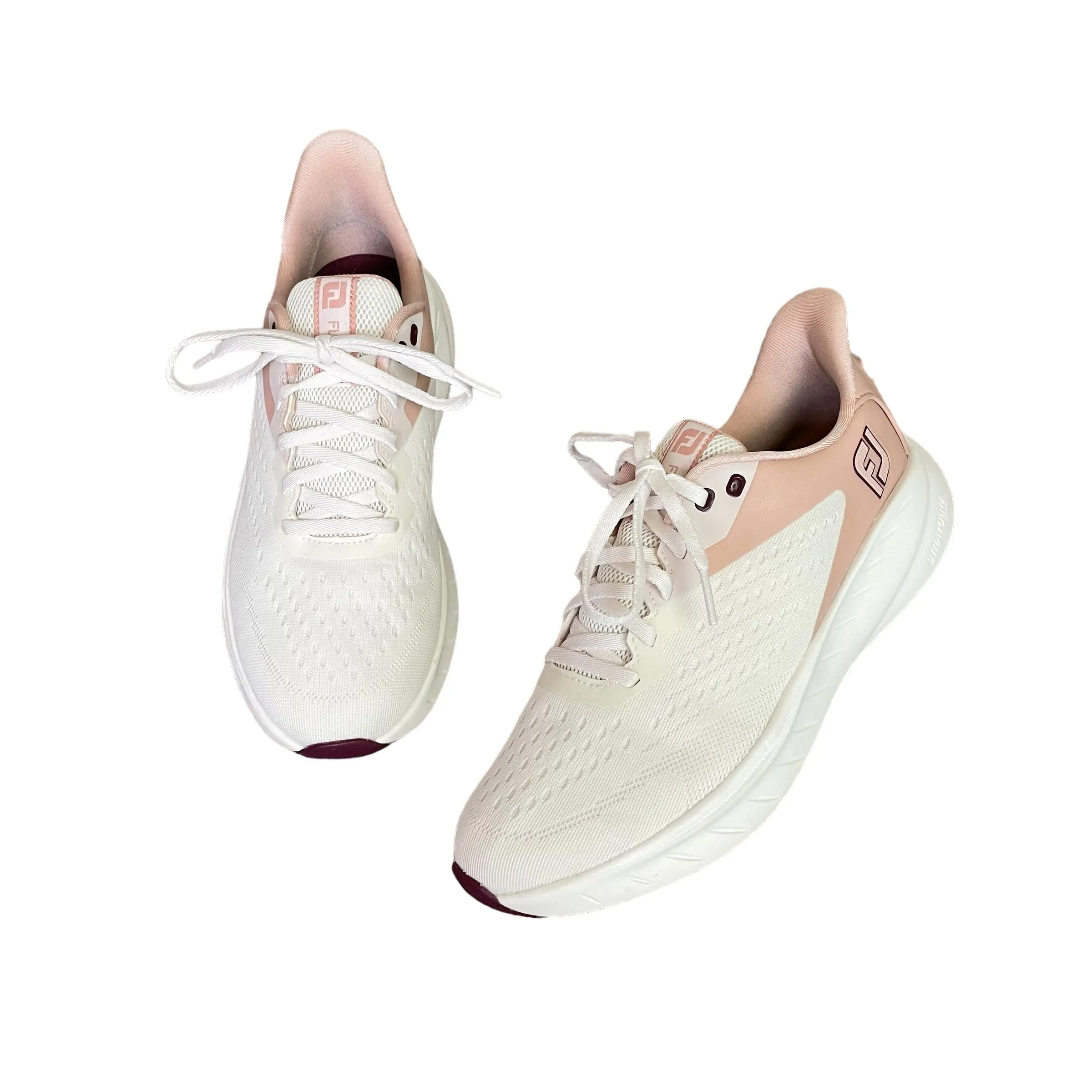 FootJoy | Women's Beige and Purple Flex XP Golf Shoes | Size: 7.5